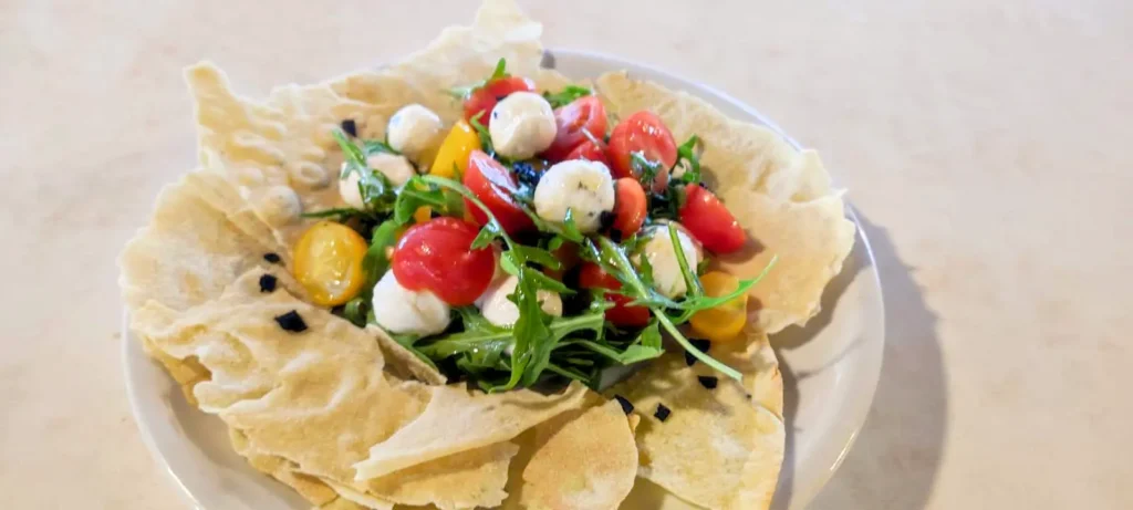 caprese con carasau